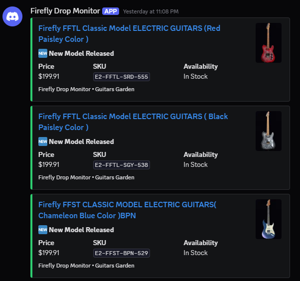 Example Firefly Drop Monitor Discord Alert